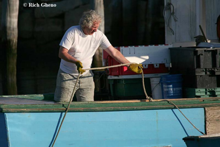 Working the Lobster Boat